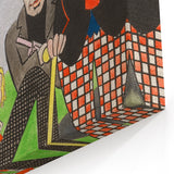 Modern Wall Art – Vibrant Mural Study with Unique Contemporary Characters