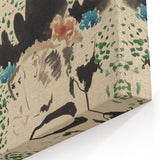 Four Ladies with Fancy Hats Wall Art - Unique Modern Decor for Art Lovers