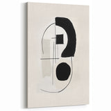 Monochrome Geometric Art - Modern Minimalist Abstract Wall Design