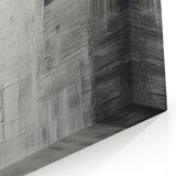 Monochrome Texture Composition - Minimalist Black and White Wall Art