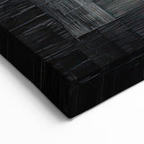 Monochrome Texture Composition - Minimalist Black and White Wall Art