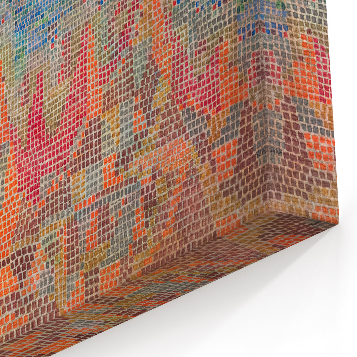 Mosaic Seascape Modern Wall Art - Abstract Coastal Decor Print