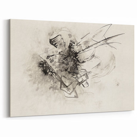Abstract Monochrome Art - Modern Wall Decor in Black and White
