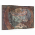 Abstract Child Portrait - Modern Wall Art with Earthy Tones and Texture