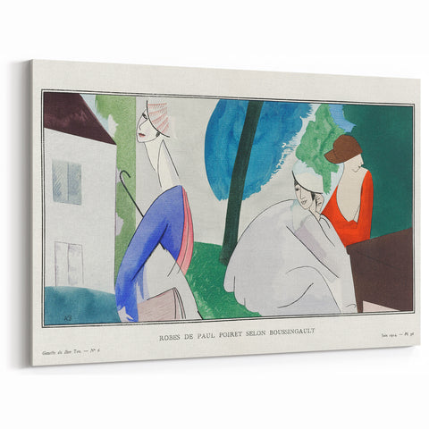 Vintage Fashion Plate - Modern Wall Art with Elegant 1914 Style