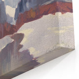 Winter Mountain Stream - Modern Wall Art of Snowy Landscape Scene
