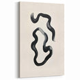 Minimalist Black and White Abstract Art - Modern Geometric Wall Decor