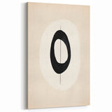 Modern Minimalist Geometric Art - Black and White Abstract Illustration