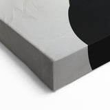 Minimalist Black and White Abstract Art - Bold Geometric Wall Decor