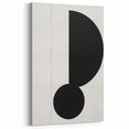 Minimalist Black and White Geometric Art - Bold Abstract Wall Decor