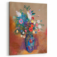 Vibrant Floral Bouquet - Modern Wall Art of Colorful Flower Arrangement