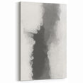 Soft Gray and White Abstract Art - Minimalist Gradient Wall Decor
