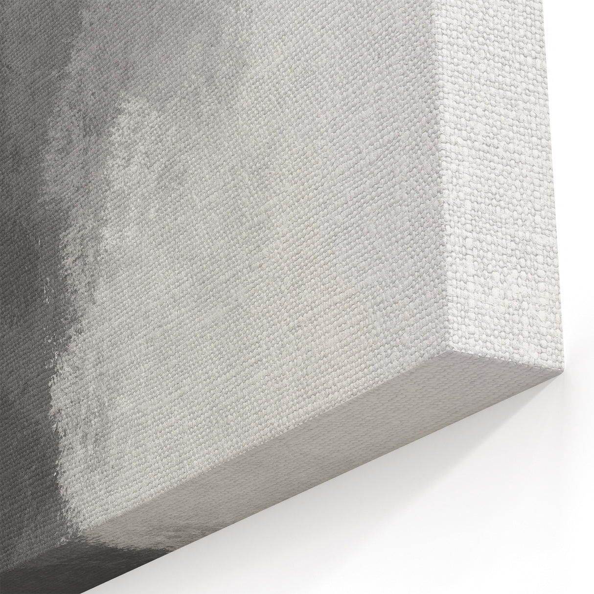 Soft Gray and White Abstract Art - Minimalist Gradient Wall Decor