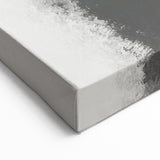 Soft Gray and White Abstract Art - Minimalist Gradient Wall Decor