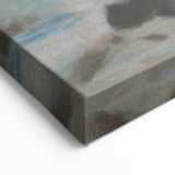 Rocky Seashore with Cypresses - Modern Wall Art of Coastal Landscape