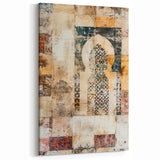 Geometric Abstract Architecture Art on Canvas – Urban Chic Wall Decor