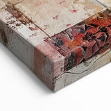 Geometric Abstract Architecture Art on Canvas – Urban Chic Wall Decor