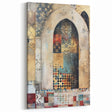 Colorful Geometric Abstract Architecture Art – Unique Canvas Decor