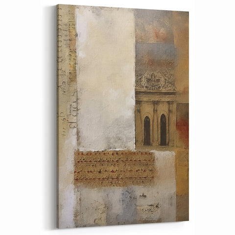 Minimalist Abstract Architecture Art Print – Elegant Wall Decor