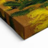 Impressionist Nature Wall Art - Finch's Bushes Landscape, Framed Print