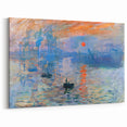 Iconic Impressionist Art - Monet's Impression, Sunrise, Framed Print
