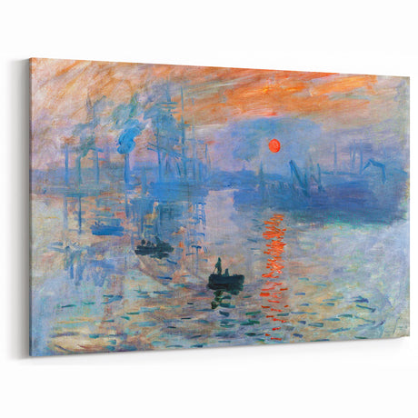 Iconic Impressionist Art - Monet's Impression, Sunrise, Framed Print