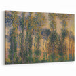Impressionist Sunrise - Monet's Poplars at Giverny, Elegant Framed Print
