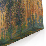 Impressionist Sunrise - Monet's Poplars at Giverny, Elegant Framed Print