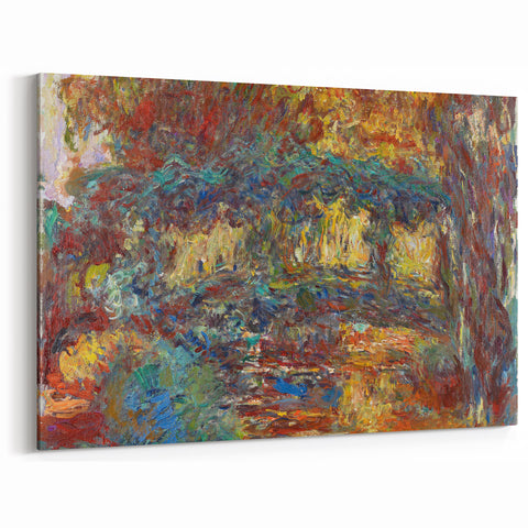 Claude Monet's The Japanese Footbridge - Impressionist Garden Art Print