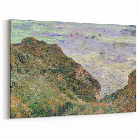 Claude Monet's View Over the Sea - Impressionist Coastal Landscape Art