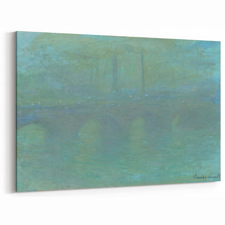 Claude Monet's Waterloo Bridge at Dusk - Impressionist London Art Print