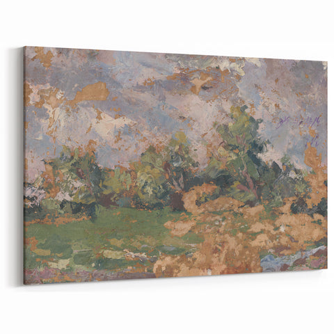 Lajos Csordák's Country - Rustic Landscape Art Print for Modern Decor