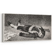 Édouard Manet's Dead Toreador - Dramatic Black and White Art Print