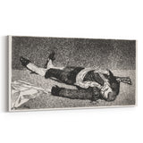 Édouard Manet's Dead Toreador - Dramatic Black and White Art Print