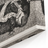 Édouard Manet's Dead Toreador - Dramatic Black and White Art Print