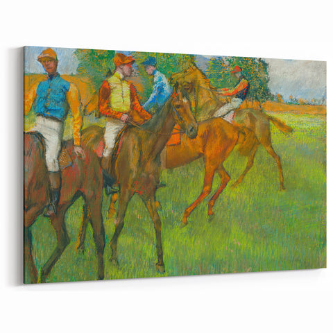 Edgar Degas' Before the Race - Impressionist Equestrian Art Print