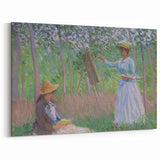 Claude Monet's Blanche Hoschedé - Impressionist Art of Outdoor Painting