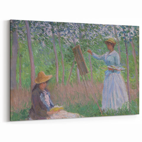 Claude Monet's Blanche Hoschedé - Impressionist Art of Outdoor Painting