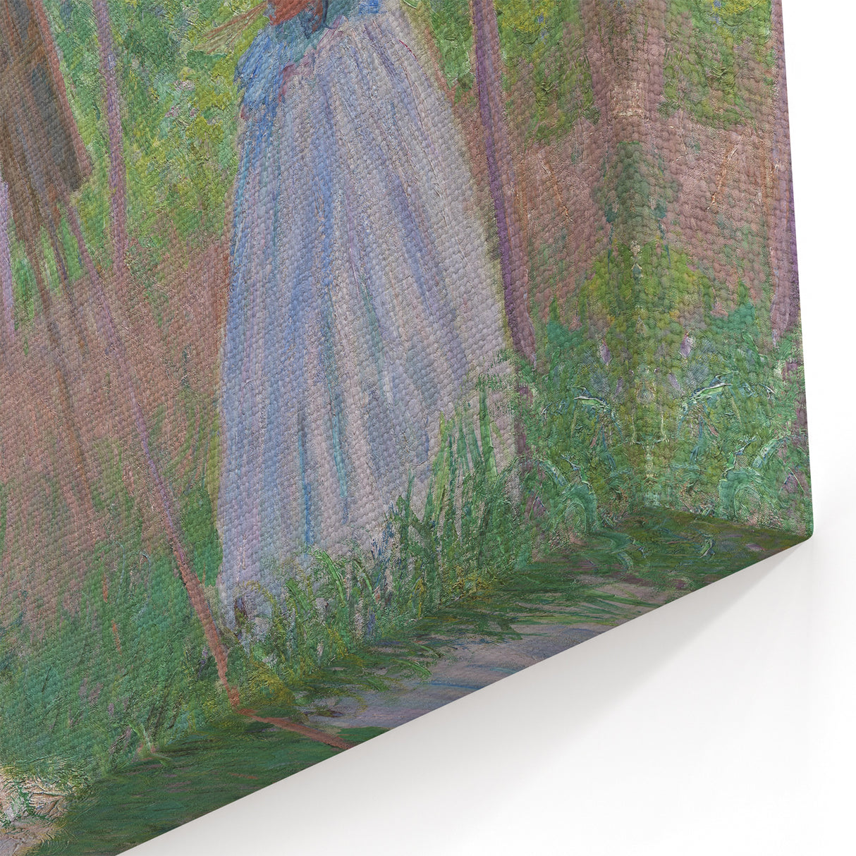 Claude Monet's Blanche Hoschedé - Impressionist Art of Outdoor Painting