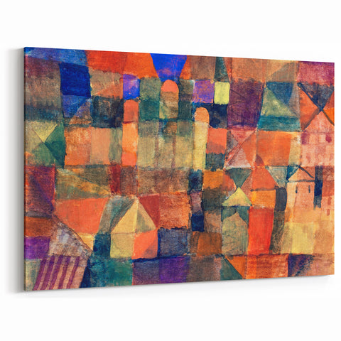 Paul Klee's City with the Three Domes - Abstract Modern Art Print