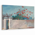 Classical Realism Painting - A Wall in Nassau by Winslow Homer