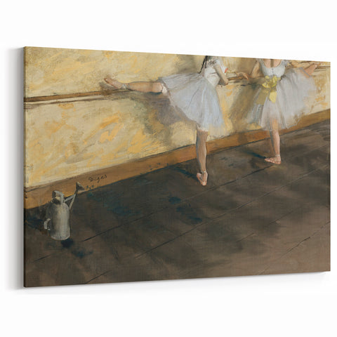 Edgar Degas' Dancers Practicing at the Barre - Impressionist Ballet Art