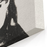 Édouard Manet's Berthe Morisot (In Black) - Impressionist Portrait Print