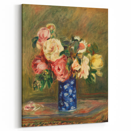 Pierre-Auguste Renoir's Bouquet of Roses - Impressionist Floral Art Print