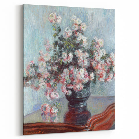 Impressionist Floral Art - Alfred William Finch’s Chrysanthemums Print