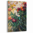 Impressionist Garden Floral Art - Chrysanthemums by Gustave Caillebotte
