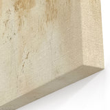 Earthy Abstract Strokes Wall Art – Beige and Cream Canvas Print