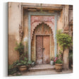 Handcrafted Indian Door Canvas – Elegant Heritage Wall Art