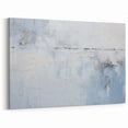 Minimalist Blue and White Abstract Art – Tranquil Canvas Print