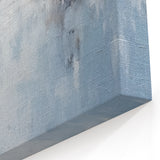 Minimalist Blue and White Abstract Art – Tranquil Canvas Print